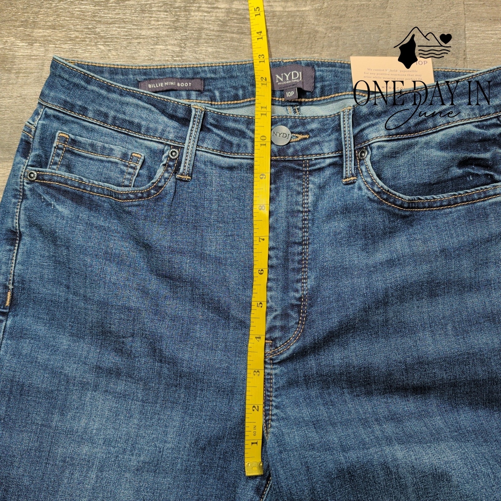 Not Your Daughter's Jeans Billie Mini Boot Ankle Petite High Rise Nwt Size 10p — image 5 of 8
